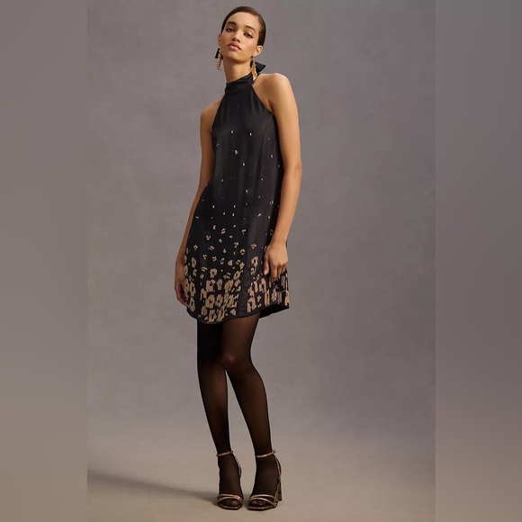 New Women's Anthropologie Beaded Halter Dress!!